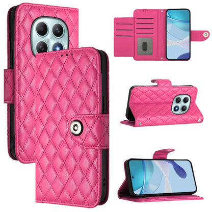Rhombic Texture Flip Leather Phone Case with Lanyard, For Redmi K90 Max 5G, For Redmi A7 Pro 5G 171mm / Poco C81, For Redmi 15a 5G Global, For Redmi A5 4G 171.7mm / Poco C71 4G, For Redmi Turbo 5 5G Global / Poco X8 Pro                                 ...