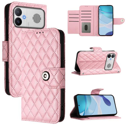 Rhombic Texture Flip Leather Phone Case with Lanyard, For Redmi K90 Max 5G, For Redmi A7 Pro 5G 171mm / Poco C81, For Redmi 15a 5G Global, For Redmi A5 4G 171.7mm / Poco C71 4G, For Redmi Turbo 5 5G Global / Poco X8 Pro                                 ...