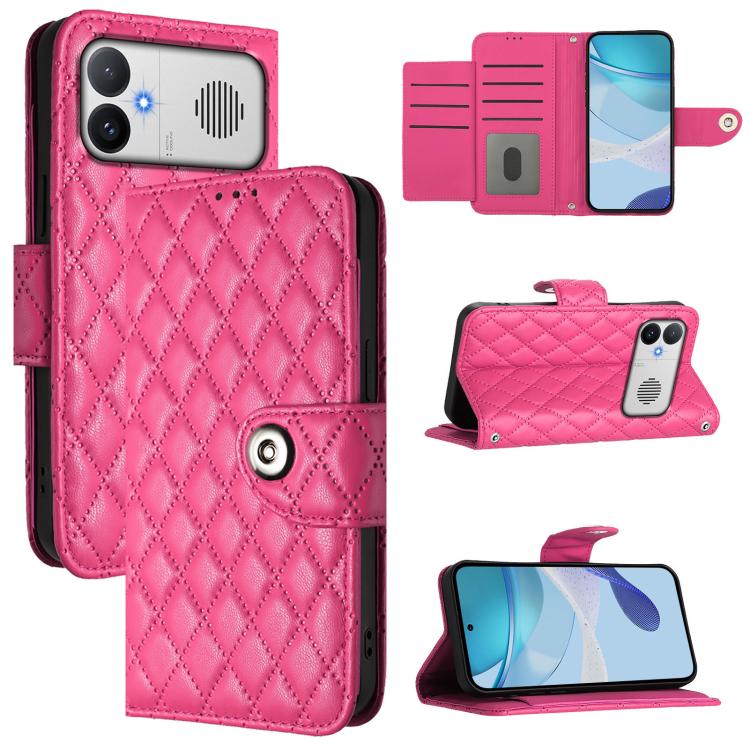 Rhombic Texture Flip Leather Phone Case with Lanyard, For Redmi K90 Max 5G, For Redmi A7 Pro 5G 171mm / Poco C81, For Redmi 15a 5G Global, For Redmi A5 4G 171.7mm / Poco C71 4G, For Redmi Turbo 5 5G Global / Poco X8 Pro                                 ...
