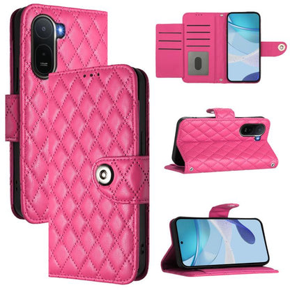 Rhombic Texture Flip Leather Phone Case with Lanyard, For Redmi K90 Max 5G, For Redmi A7 Pro 5G 171mm / Poco C81, For Redmi 15a 5G Global, For Redmi A5 4G 171.7mm / Poco C71 4G, For Redmi Turbo 5 5G Global / Poco X8 Pro                                 ...