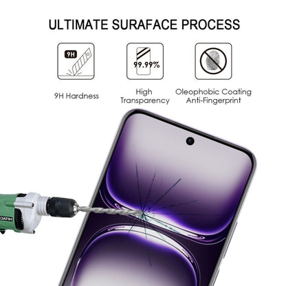 25pcs Edge Glue 9H HD 3D Curved Edge Tempered Glass Film, For OPPO Reno12 Pro Global, For OPPO Reno12 Global