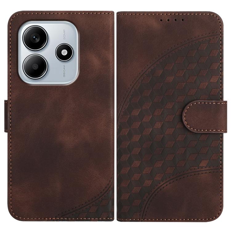 Elephant Head Embossed Phone Leather Case with Lanyard, For Redmi K80 / Poco F7 Pro, For Redmi Note 14 4G 164.84mm, For Redmi Turbo 4 / Poco X7 Pro, For Redmi Note 14 Pro 4G, For Redmi Note 14 4G 163.25mm, For Redmi Note 14 5G, For Redmi Note 14 Pro+ 5...