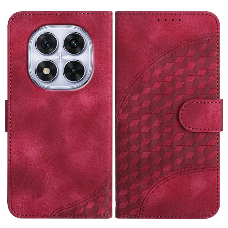 Elephant Head Embossed Phone Leather Case with Lanyard, For Redmi K80 / Poco F7 Pro, For Redmi Note 14 4G 164.84mm, For Redmi Turbo 4 / Poco X7 Pro, For Redmi Note 14 Pro 4G, For Redmi Note 14 4G 163.25mm, For Redmi Note 14 5G, For Redmi Note 14 Pro+ 5...