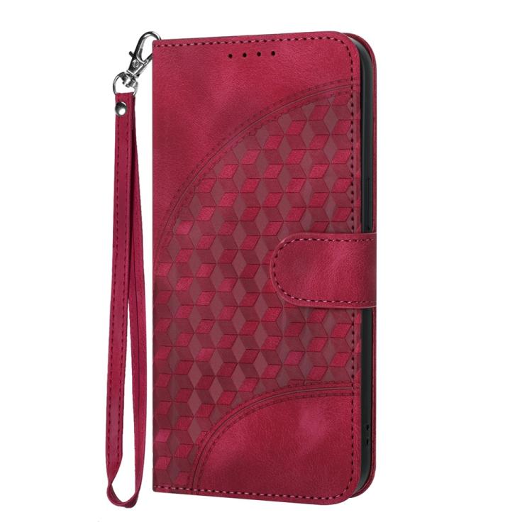 Elephant Head Embossed Phone Leather Case with Lanyard, For Redmi Note 12 Turbo / Poco F5