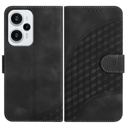Elephant Head Embossed Phone Leather Case with Lanyard, For Redmi Note 12 Turbo / Poco F5
