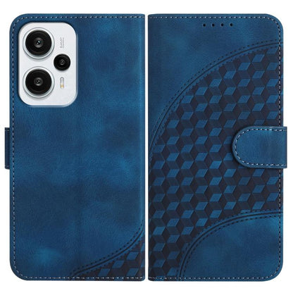 Elephant Head Embossed Phone Leather Case with Lanyard, For Redmi Note 12 Turbo / Poco F5