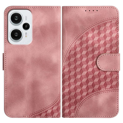 Elephant Head Embossed Phone Leather Case with Lanyard, For Redmi Note 12 Turbo / Poco F5