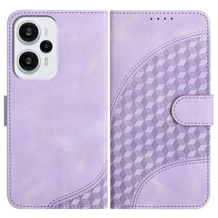 Elephant Head Embossed Phone Leather Case with Lanyard, For Redmi Note 12 Turbo / Poco F5