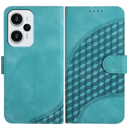 Elephant Head Embossed Phone Leather Case with Lanyard, For Redmi Note 12 Turbo / Poco F5