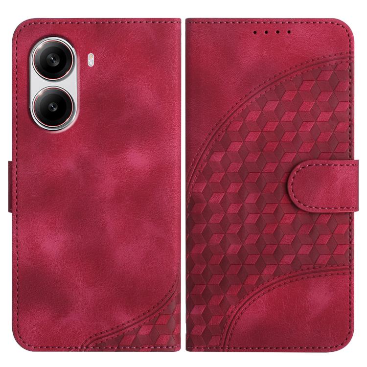 Elephant Head Embossed Phone Leather Case with Lanyard, For Redmi K80 / Poco F7 Pro, For Redmi Note 14 4G 164.84mm, For Redmi Turbo 4 / Poco X7 Pro, For Redmi Note 14 Pro 4G, For Redmi Note 14 4G 163.25mm, For Redmi Note 14 5G, For Redmi Note 14 Pro+ 5...