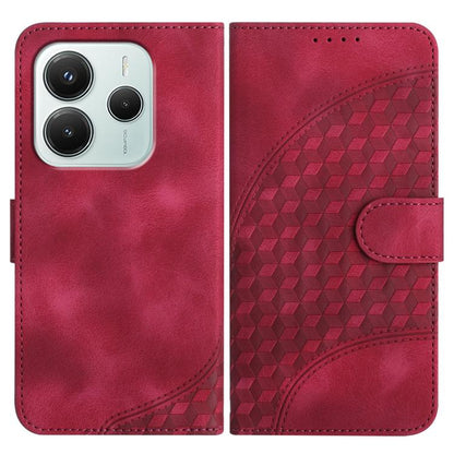 Elephant Head Embossed Phone Leather Case with Lanyard, For Redmi K80 / Poco F7 Pro, For Redmi Note 14 4G 164.84mm, For Redmi Turbo 4 / Poco X7 Pro, For Redmi Note 14 Pro 4G, For Redmi Note 14 4G 163.25mm, For Redmi Note 14 5G, For Redmi Note 14 Pro+ 5...