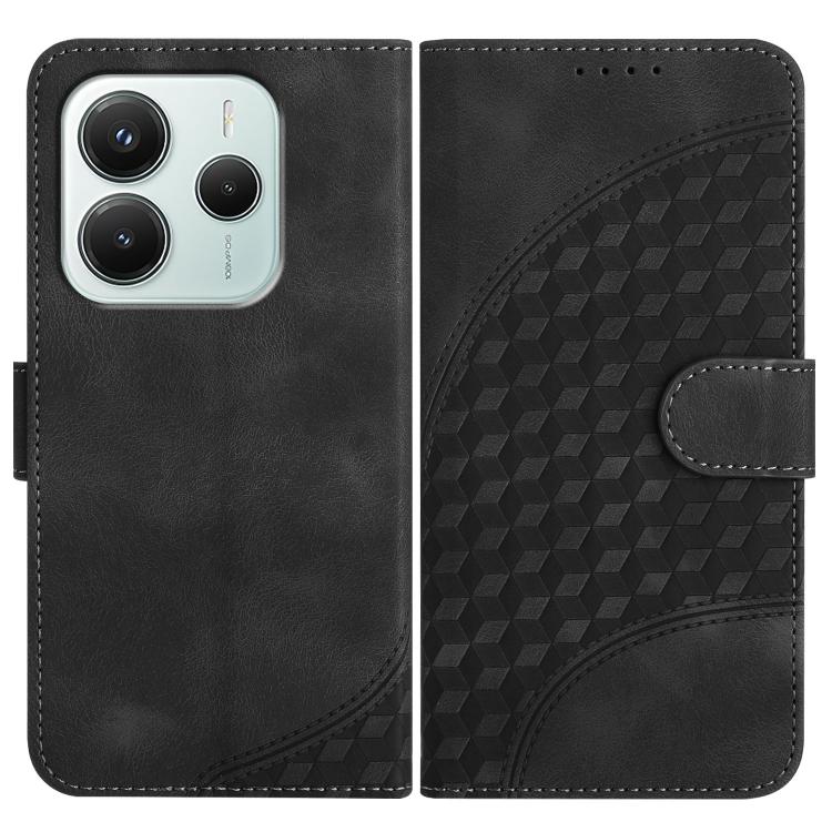 Elephant Head Embossed Phone Leather Case with Lanyard, For Redmi K80 / Poco F7 Pro, For Redmi Note 14 4G 164.84mm, For Redmi Turbo 4 / Poco X7 Pro, For Redmi Note 14 Pro 4G, For Redmi Note 14 4G 163.25mm, For Redmi Note 14 5G, For Redmi Note 14 Pro+ 5...