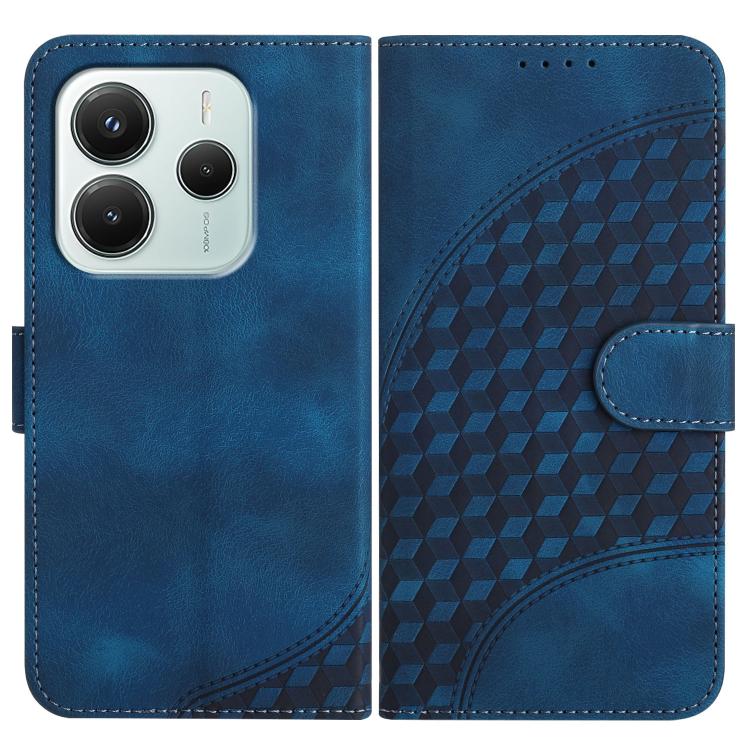 Elephant Head Embossed Phone Leather Case with Lanyard, For Redmi K80 / Poco F7 Pro, For Redmi Note 14 4G 164.84mm, For Redmi Turbo 4 / Poco X7 Pro, For Redmi Note 14 Pro 4G, For Redmi Note 14 4G 163.25mm, For Redmi Note 14 5G, For Redmi Note 14 Pro+ 5...