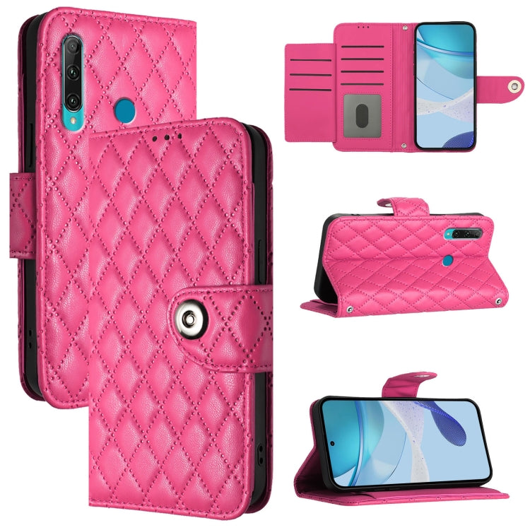 Rhombic Texture Flip Leather Phone Case with Lanyard, For Huawei Enjoy 10 Plus, For Huawei Enjoy 9s / P Smart+ 2019, For Huawei P30 lite / nova 4e, For Huawei P30 Pro, For Huawei P30