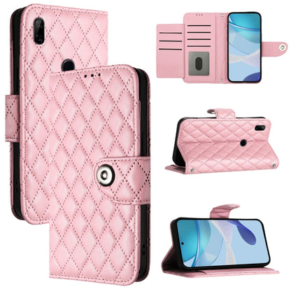 Rhombic Texture Flip Leather Phone Case with Lanyard, For Huawei Enjoy 10 Plus, For Huawei Enjoy 9s / P Smart+ 2019, For Huawei P30 lite / nova 4e, For Huawei P30 Pro, For Huawei P30