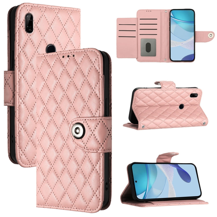 Rhombic Texture Flip Leather Phone Case with Lanyard, For Huawei Enjoy 10 Plus, For Huawei Enjoy 9s / P Smart+ 2019, For Huawei P30 lite / nova 4e, For Huawei P30 Pro, For Huawei P30