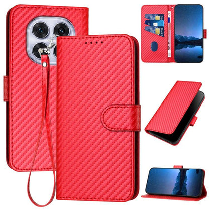 YX0070 Carbon Fiber Buckle Leather Phone Case with Lanyard, For Redmi K80 / Poco F7 Pro, For Redmi Note 14 4G 164.84mm, For Redmi Turbo 4 / Poco X7 Pro, For Redmi Note 14 Pro 4G, For Redmi Note 14 4G 163.25mm, For Redmi Note 14 5G                      ...