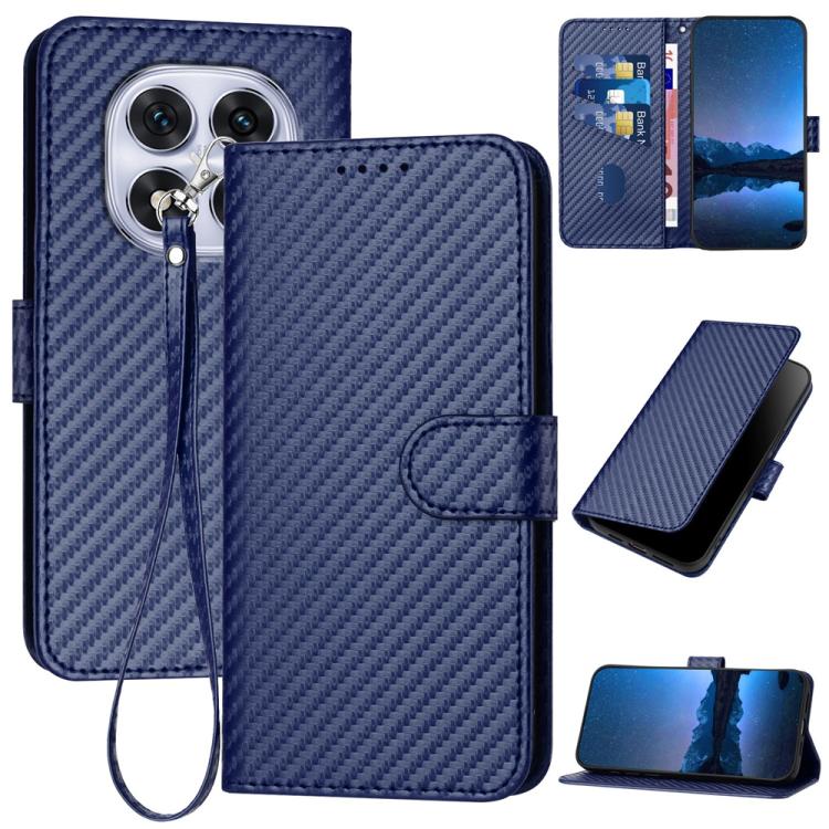YX0070 Carbon Fiber Buckle Leather Phone Case with Lanyard, For Redmi K80 / Poco F7 Pro, For Redmi Note 14 4G 164.84mm, For Redmi Turbo 4 / Poco X7 Pro, For Redmi Note 14 Pro 4G, For Redmi Note 14 4G 163.25mm, For Redmi Note 14 5G                      ...