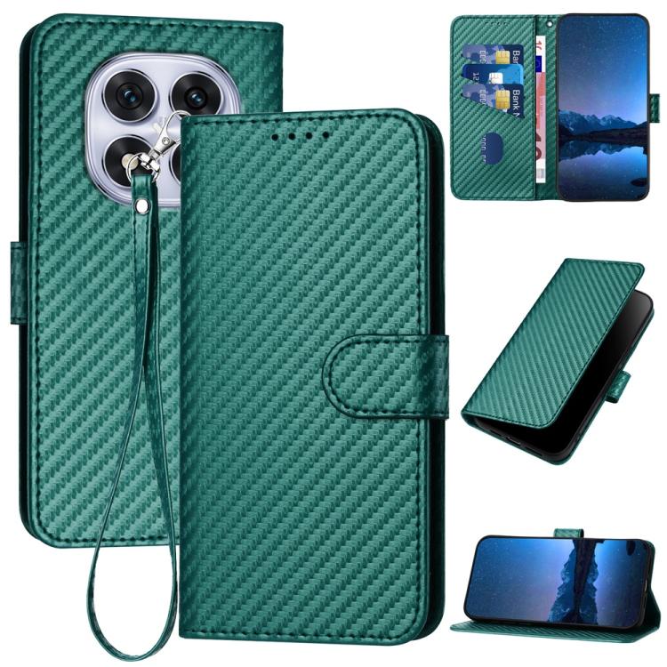 YX0070 Carbon Fiber Buckle Leather Phone Case with Lanyard, For Redmi K80 / Poco F7 Pro, For Redmi Note 14 4G 164.84mm, For Redmi Turbo 4 / Poco X7 Pro, For Redmi Note 14 Pro 4G, For Redmi Note 14 4G 163.25mm, For Redmi Note 14 5G                      ...