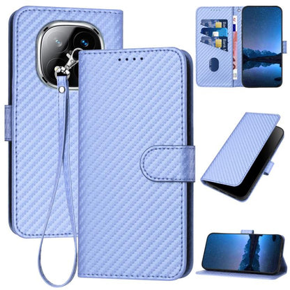 YX0070 Carbon Fiber Buckle Leather Phone Case with Lanyard, For Redmi K80 / Poco F7 Pro, For Redmi Note 14 4G 164.84mm, For Redmi Turbo 4 / Poco X7 Pro, For Redmi Note 14 Pro 4G, For Redmi Note 14 4G 163.25mm, For Redmi Note 14 5G                      ...
