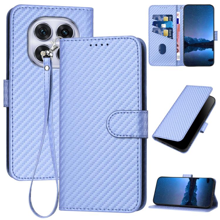 YX0070 Carbon Fiber Buckle Leather Phone Case with Lanyard, For Redmi K80 / Poco F7 Pro, For Redmi Note 14 4G 164.84mm, For Redmi Turbo 4 / Poco X7 Pro, For Redmi Note 14 Pro 4G, For Redmi Note 14 4G 163.25mm, For Redmi Note 14 5G                      ...