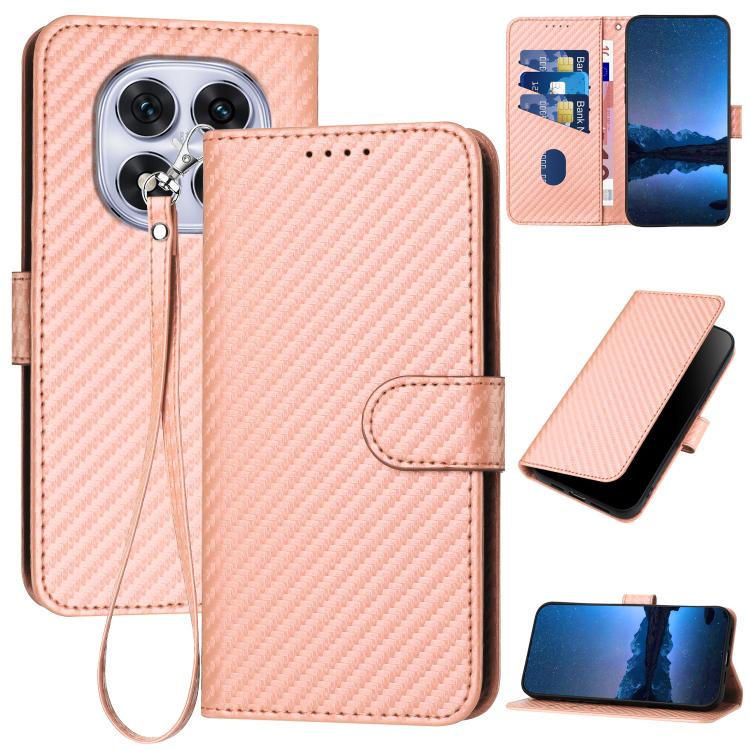 YX0070 Carbon Fiber Buckle Leather Phone Case with Lanyard, For Redmi K80 / Poco F7 Pro, For Redmi Note 14 4G 164.84mm, For Redmi Turbo 4 / Poco X7 Pro, For Redmi Note 14 Pro 4G, For Redmi Note 14 4G 163.25mm, For Redmi Note 14 5G                      ...