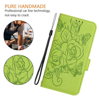 Embossed Rose RFID Anti-theft Leather Phone Case, For Google Pixel 6, For Google Pixel 5a, For Google Pixel 5, For Google Pixel 5 XL / 4a 5G