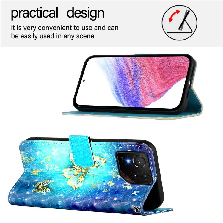 3D Painting Horizontal Flip Leather Phone Case, For Asus ROG Phone 9 / 9 Pro, For Asus Zenfone 11 Ultra, For Asus ROG Phone 8