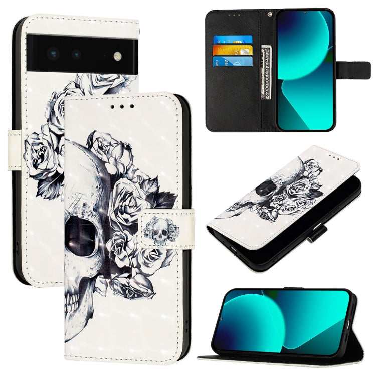 3D Painting Horizontal Flip Leather Phone Case, For Google Pixel 6 Pro, For Google Pixel 6, For Google Pixel 5a 5G, For Google Pixel 5, For Google Pixel 5 XL / Pixel 4a