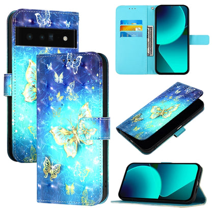 3D Painting Horizontal Flip Leather Phone Case, For Google Pixel 6 Pro, For Google Pixel 6, For Google Pixel 5a 5G, For Google Pixel 5, For Google Pixel 5 XL / Pixel 4a