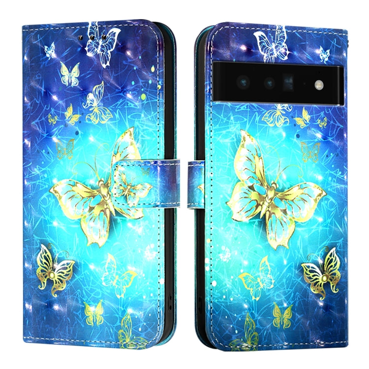 3D Painting Horizontal Flip Leather Phone Case, For Google Pixel 6 Pro, For Google Pixel 6, For Google Pixel 5a 5G, For Google Pixel 5, For Google Pixel 5 XL / Pixel 4a