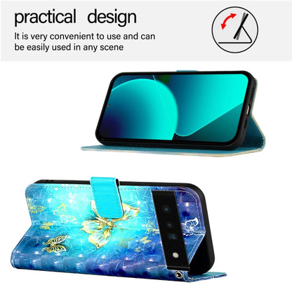 3D Painting Horizontal Flip Leather Phone Case, For Google Pixel 6 Pro, For Google Pixel 6, For Google Pixel 5a 5G, For Google Pixel 5, For Google Pixel 5 XL / Pixel 4a