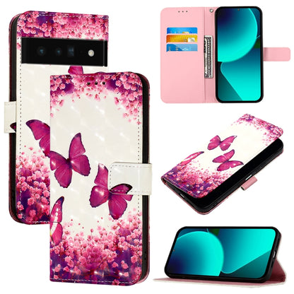 3D Painting Horizontal Flip Leather Phone Case, For Google Pixel 6 Pro, For Google Pixel 6, For Google Pixel 5a 5G, For Google Pixel 5, For Google Pixel 5 XL / Pixel 4a