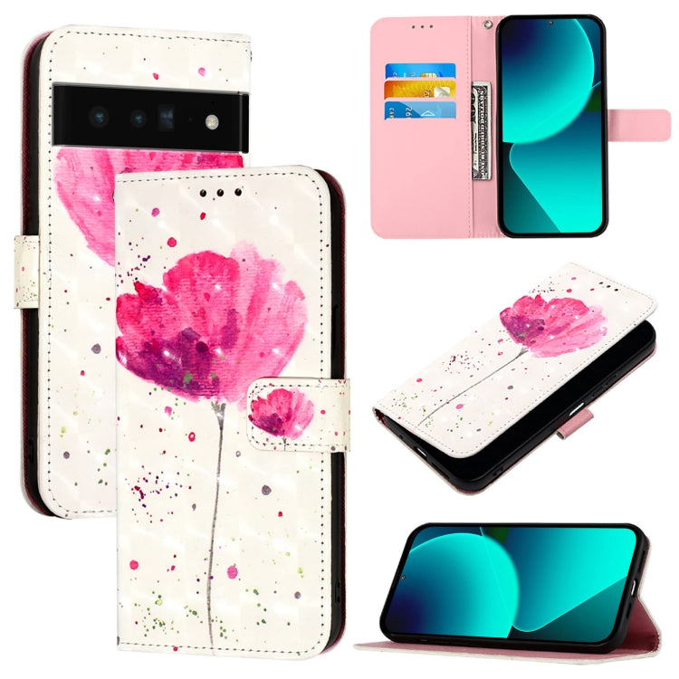 3D Painting Horizontal Flip Leather Phone Case, For Google Pixel 6 Pro, For Google Pixel 6, For Google Pixel 5a 5G, For Google Pixel 5, For Google Pixel 5 XL / Pixel 4a