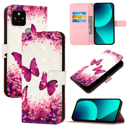 3D Painting Horizontal Flip Leather Phone Case, For Google Pixel 6 Pro, For Google Pixel 6, For Google Pixel 5a 5G, For Google Pixel 5, For Google Pixel 5 XL / Pixel 4a