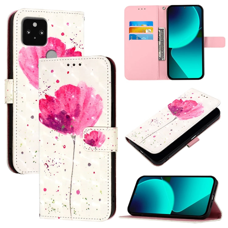 3D Painting Horizontal Flip Leather Phone Case, For Google Pixel 6 Pro, For Google Pixel 6, For Google Pixel 5a 5G, For Google Pixel 5, For Google Pixel 5 XL / Pixel 4a