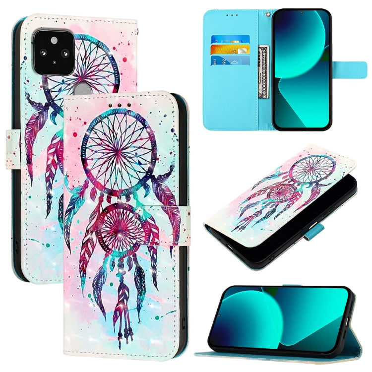 3D Painting Horizontal Flip Leather Phone Case, For Google Pixel 6 Pro, For Google Pixel 6, For Google Pixel 5a 5G, For Google Pixel 5, For Google Pixel 5 XL / Pixel 4a