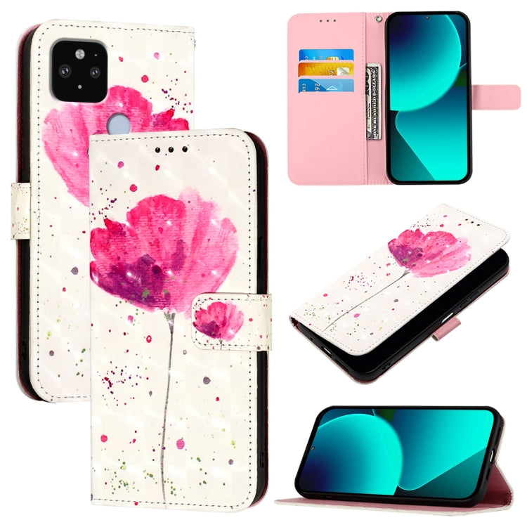 3D Painting Horizontal Flip Leather Phone Case, For Google Pixel 6 Pro, For Google Pixel 6, For Google Pixel 5a 5G, For Google Pixel 5, For Google Pixel 5 XL / Pixel 4a