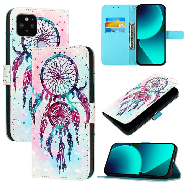 3D Painting Horizontal Flip Leather Phone Case, For Google Pixel 6 Pro, For Google Pixel 6, For Google Pixel 5a 5G, For Google Pixel 5, For Google Pixel 5 XL / Pixel 4a