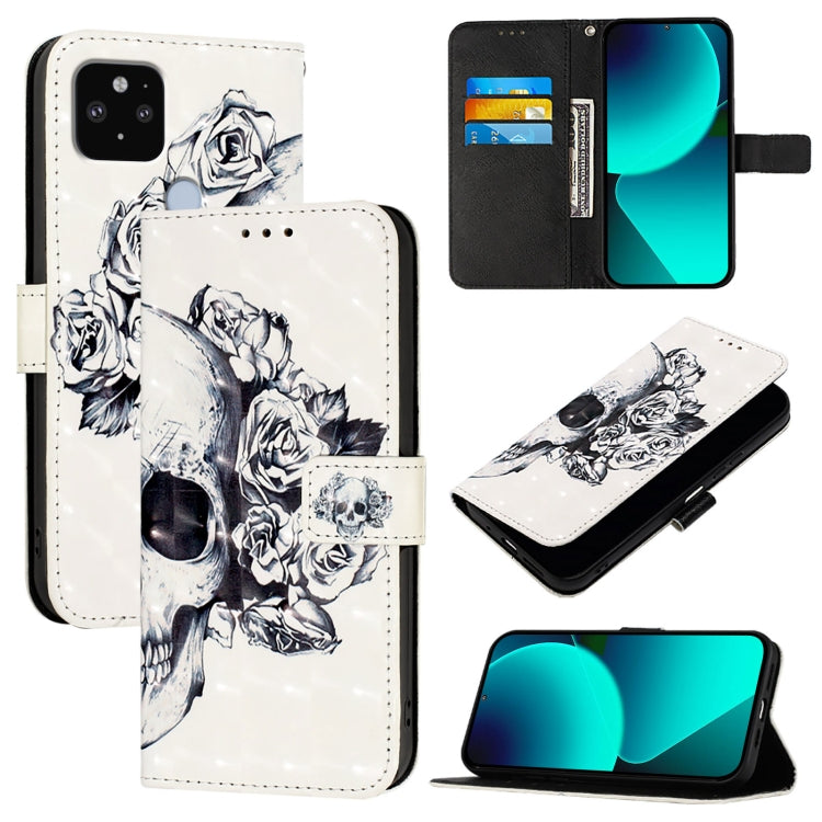 3D Painting Horizontal Flip Leather Phone Case, For Google Pixel 6 Pro, For Google Pixel 6, For Google Pixel 5a 5G, For Google Pixel 5, For Google Pixel 5 XL / Pixel 4a