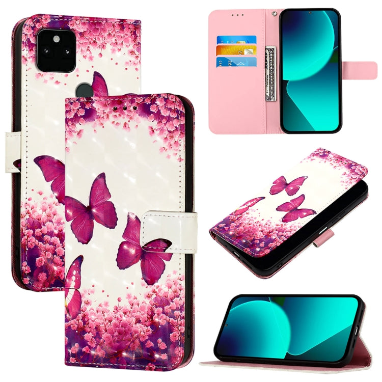 3D Painting Horizontal Flip Leather Phone Case, For Google Pixel 6 Pro, For Google Pixel 6, For Google Pixel 5a 5G, For Google Pixel 5, For Google Pixel 5 XL / Pixel 4a