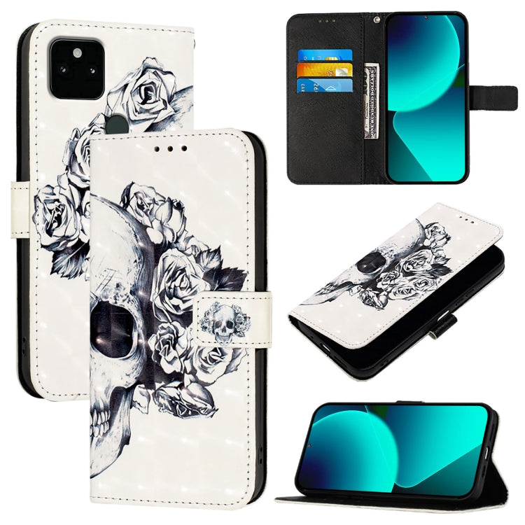 3D Painting Horizontal Flip Leather Phone Case, For Google Pixel 6 Pro, For Google Pixel 6, For Google Pixel 5a 5G, For Google Pixel 5, For Google Pixel 5 XL / Pixel 4a