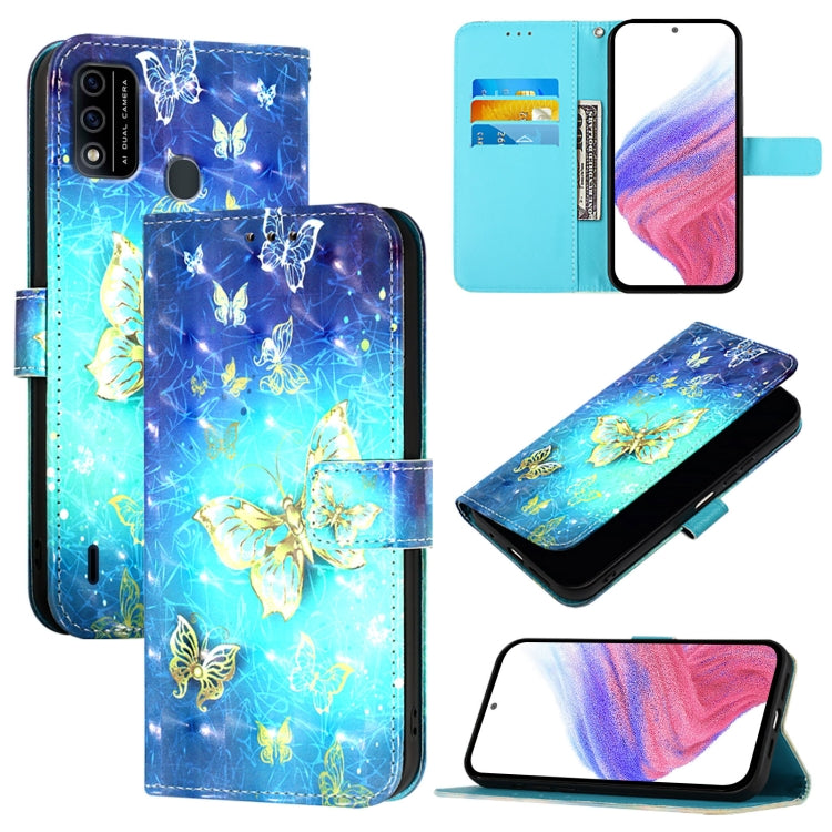 3D Painting Horizontal Flip Leather Phone Case, For Itel A48