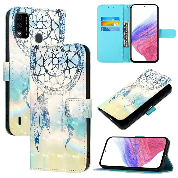 3D Painting Horizontal Flip Leather Phone Case, For Itel A48