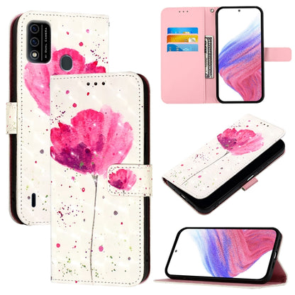 3D Painting Horizontal Flip Leather Phone Case, For Itel A48