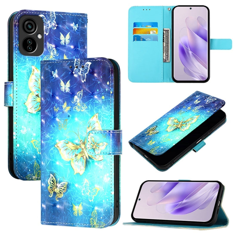 3D Painting Horizontal Flip Leather Phone Case, For Tecno Camon 19, For Tecno Camon 19 Neo, For Tecno Spark 6 Go