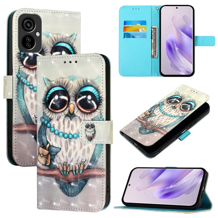 3D Painting Horizontal Flip Leather Phone Case, For Tecno Camon 19, For Tecno Camon 19 Neo, For Tecno Spark 6 Go