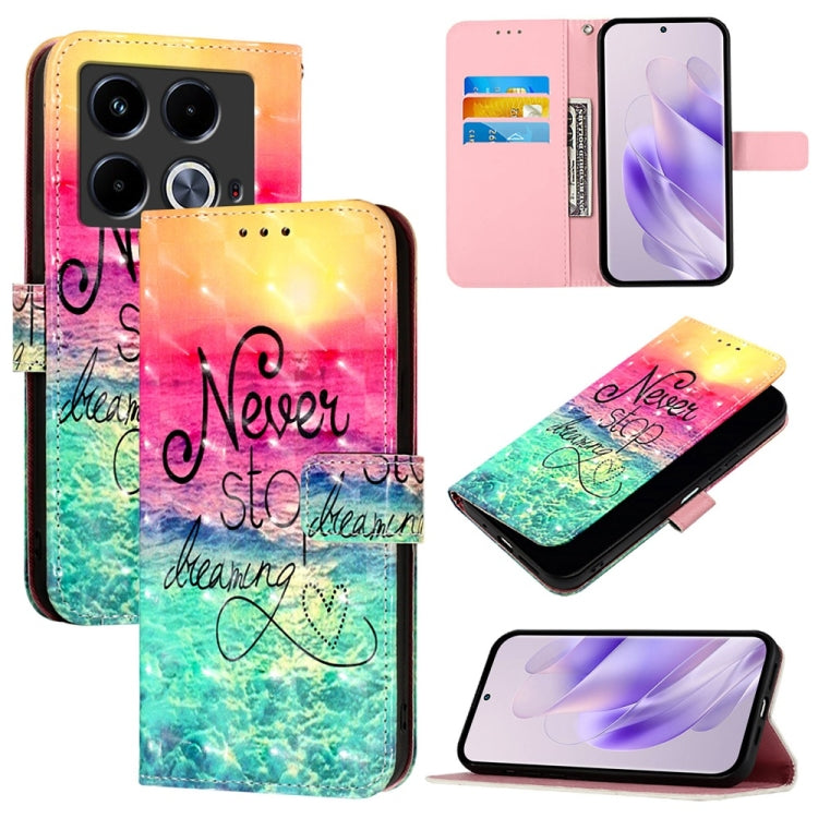 3D Painting Horizontal Flip Leather Phone Case, For Infinix Note 40 5G, For Infinix Smart 8 Plus / Smart 8 Pro, For Infinix GT 20 Pro, For Infinix Note 40 Pro 4G, For Infinix Note 40 Pro 5G, For Infinix Note 40, For Infinix Hot 40 / Hot 40 Pro         ...