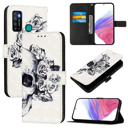 3D Painting Horizontal Flip Leather Phone Case, For Infinix Smart 7, For Infinix Hot 20i, For Infinix Hot 20 Play, For Infinix Hot 20 4G, For Infinix Zero 20, For Infinix Note 12 2023 / Note 12 Pro 4G, For Infinix Note 12 5G / Note 12 Pro 5G           ...