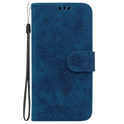 Butterfly Rose Embossed Leather Phone Case, For Redmi A7 Pro 4G / 5G 171mm / Poco C85x 5G, For Redmi Turbo 5 Max 5G / Poco X8 Pro Max 5G, For Redmi Turbo 5 5G / Poco X8 Pro 5G, For Redmi Note 15 Pro+ 5G 163.3mm / Poco M8 Pro 5G                         ...